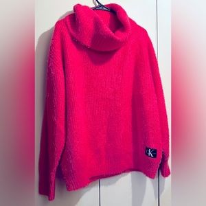 Calvin Klein hot pink sweater NWT!